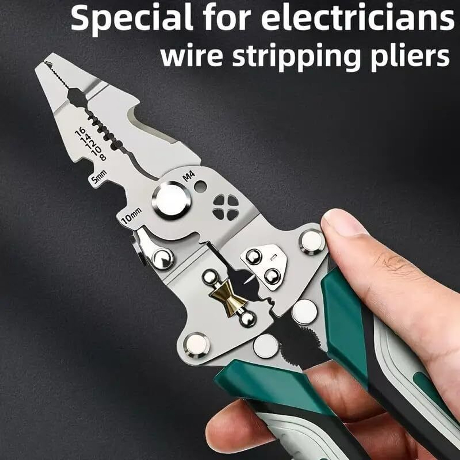 Image of Zwhites 7 in 1Electric Cable Stripping Cutting Cable Stripper and Crimping Wire Cutter