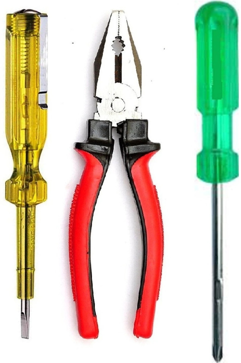 Image of Pedwal Plier 2 In 1 Screwdriver Tester Combo Hand Tools Kit For Home And Professional Lineman Plier