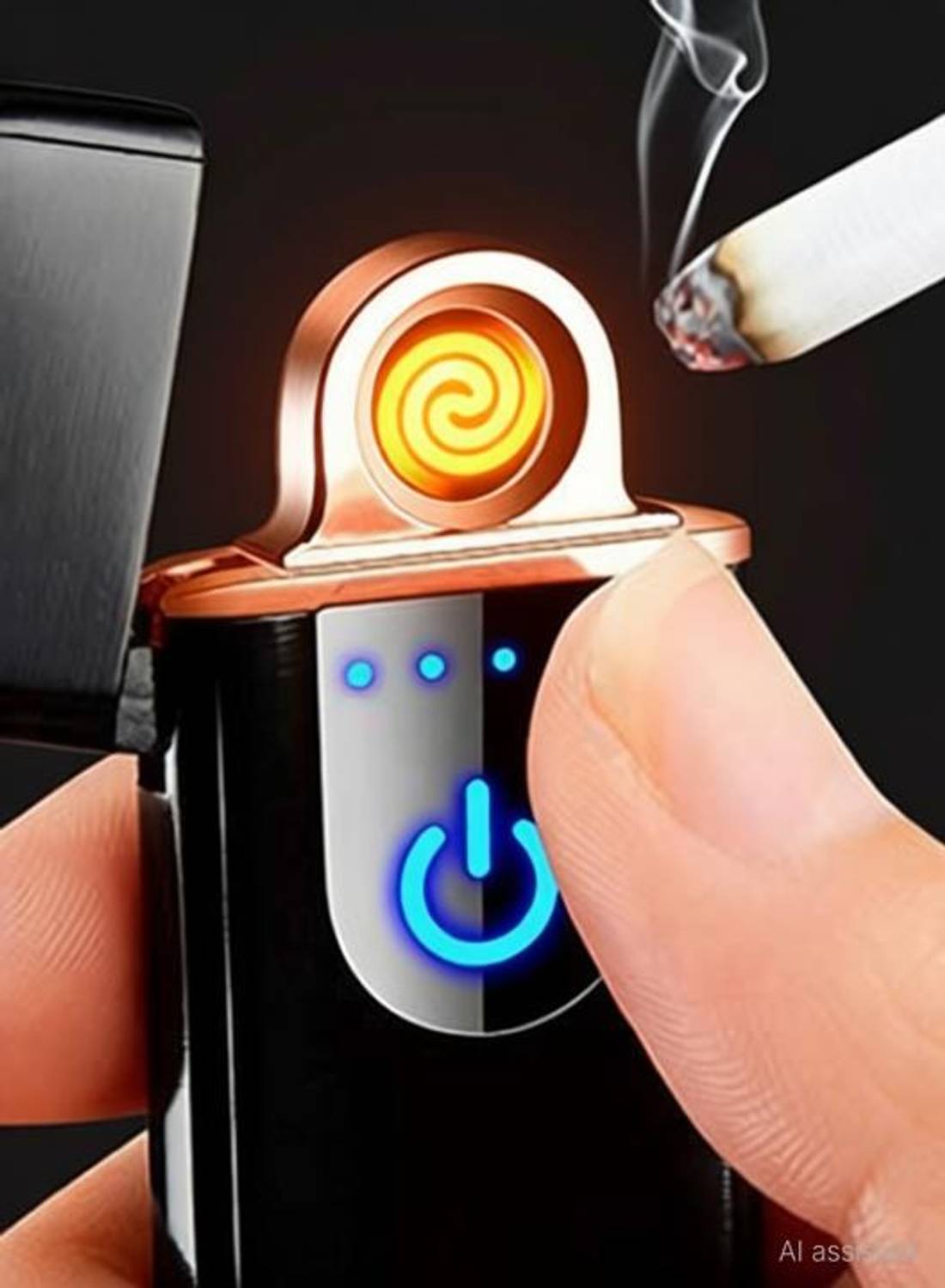 ZEPAD USB Charging Finger Touch Electric Lighter - Image 2