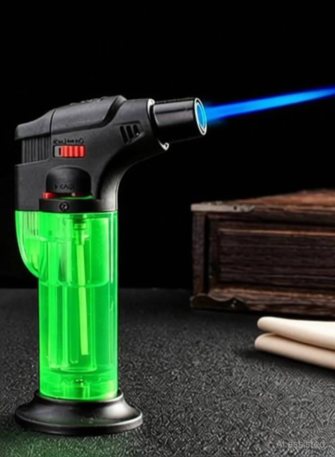 Gabbar Flame Butane Gas Jet Cigarette Torch Lighter - Image 2