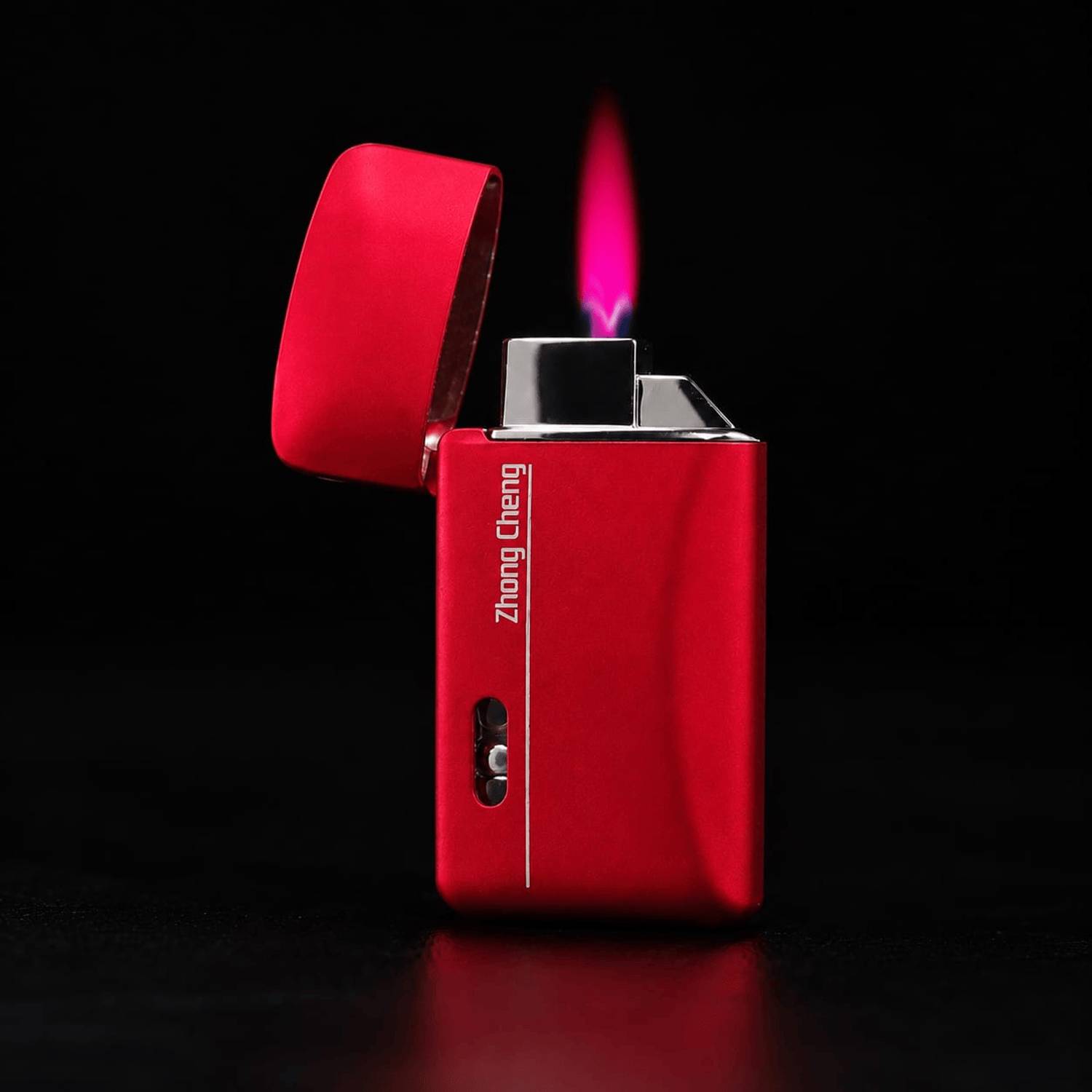 Smoka Red Pattern Jet Flame Lighter - Image 3