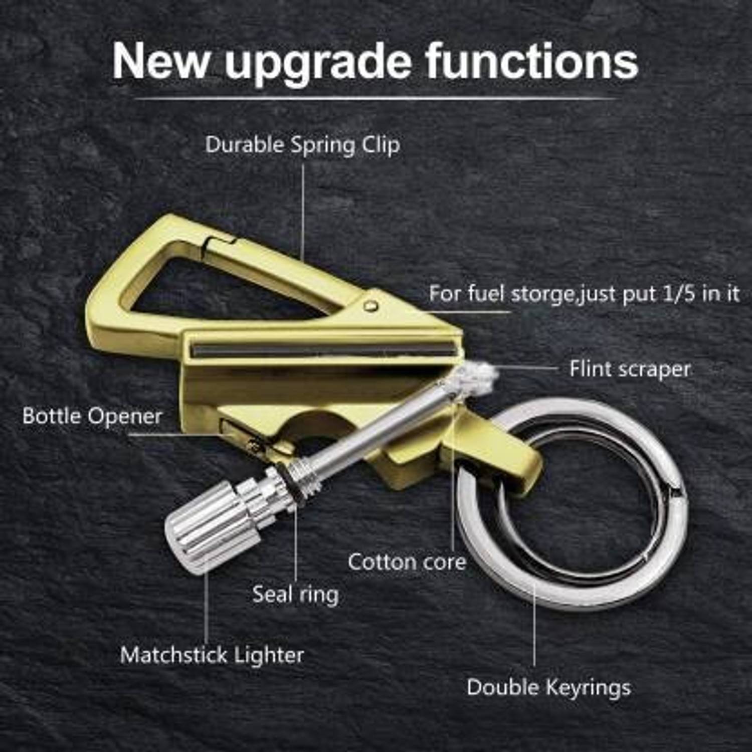 movilhub GOLDEN 3 in 1 Keychain Lighter - Image 5