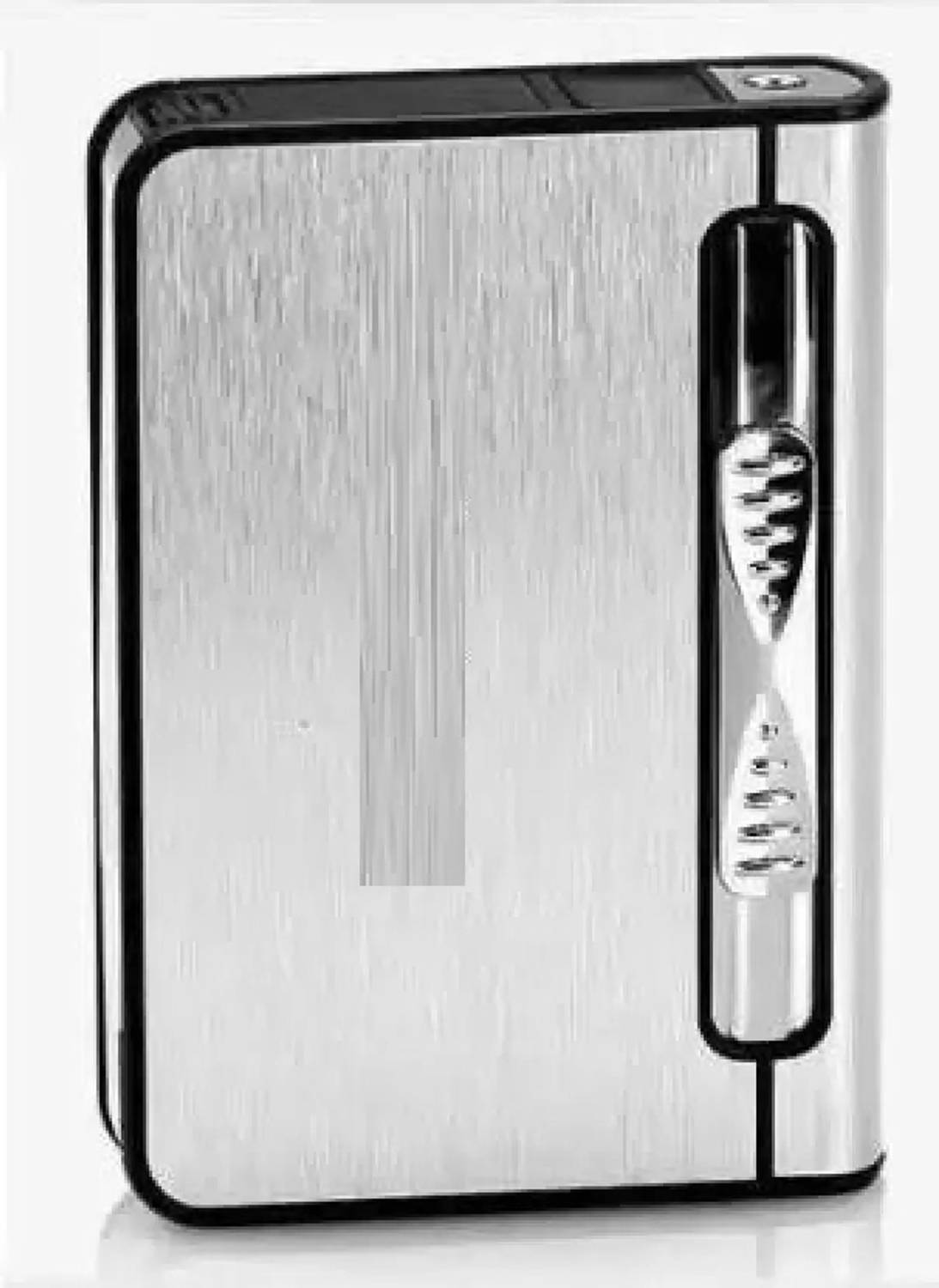 10 cigarette case with lighter OLDENDO Lighter, Regular Size Cigarettes Box Automatic Ejection Holder Built in Dual Arc Lighters USB Rechargeable (Black) : Health & Household Perfect for storing cigarettes Tactical Drop-Case Gun Lighter