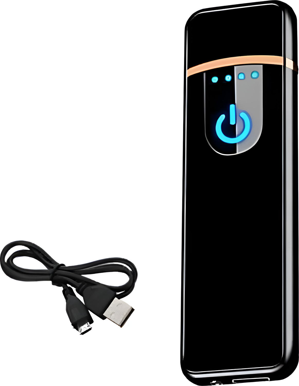 Image of element hub Electric Lighter Rechargeable Slim Coil Lighter with Smart Fingerprint Sensor Electric Lighter Pocket Lighter