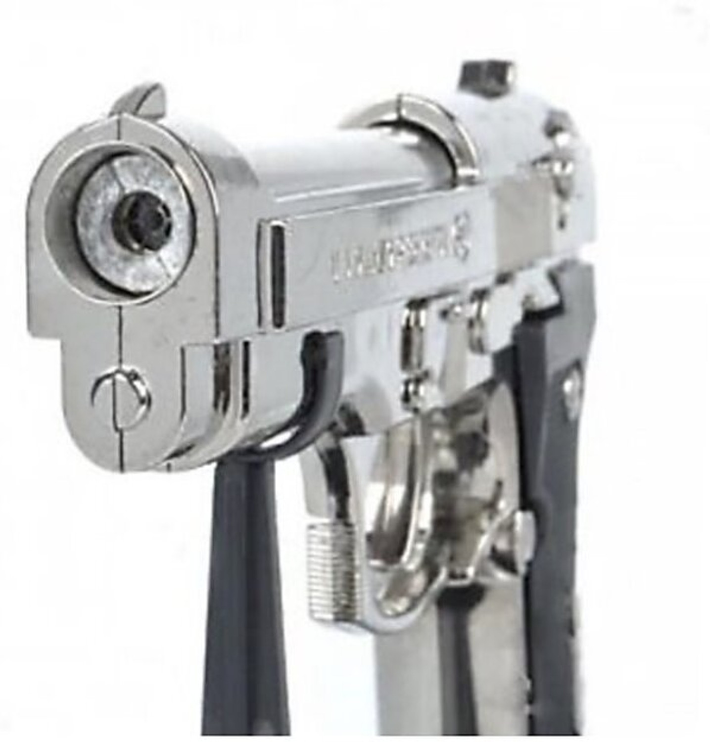 Image of adorrobella Stainless Steel Gun Lighter (1) Pocket Lighter