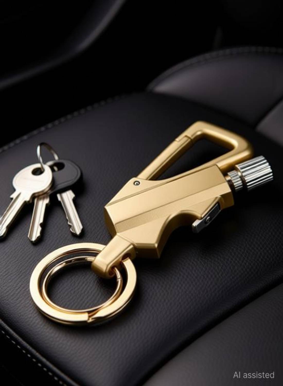 movilhub GOLDEN 3 in 1 Keychain Lighter - Image 1