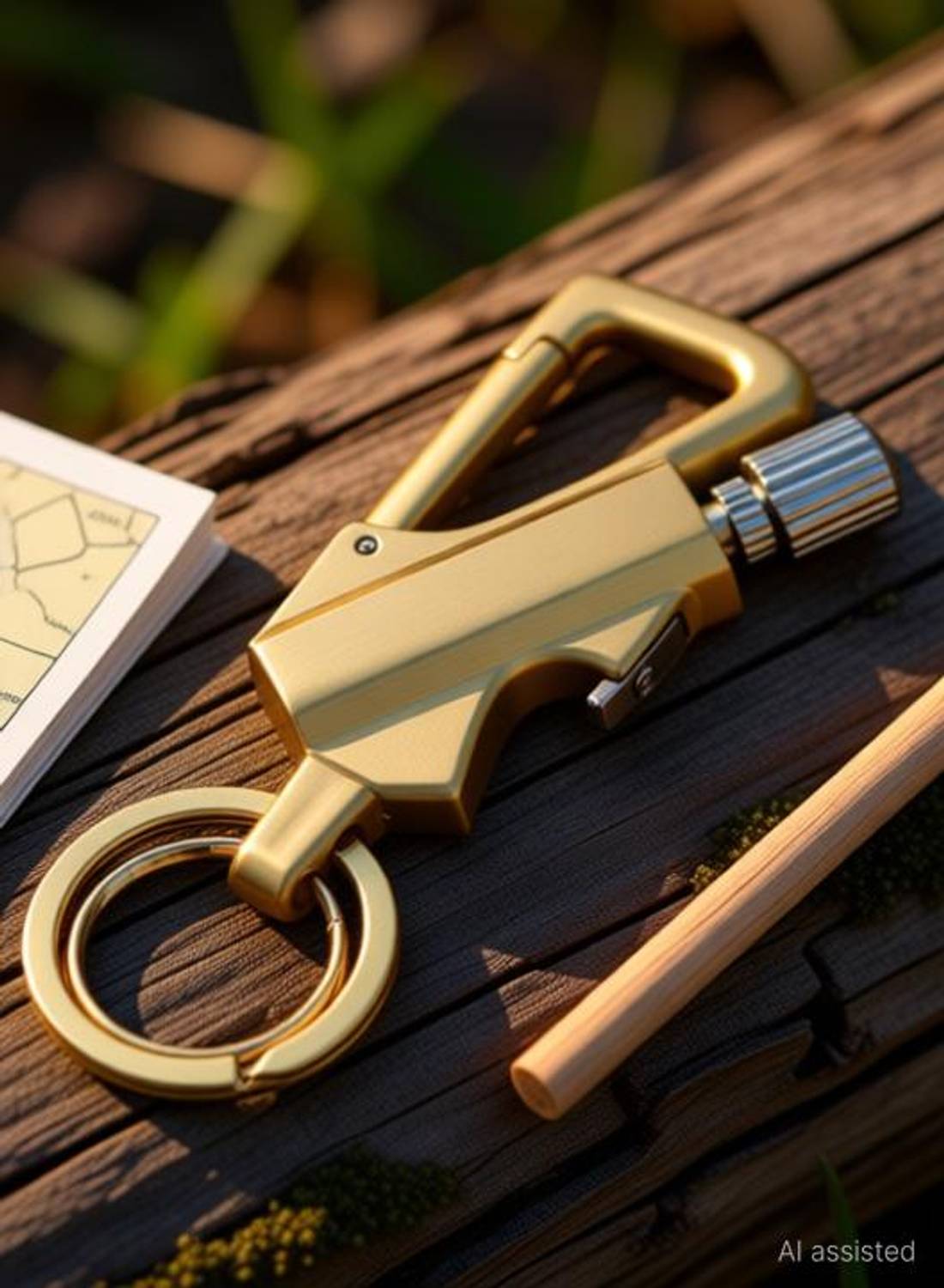 movilhub GOLDEN 3 in 1 Keychain Lighter - Image 2