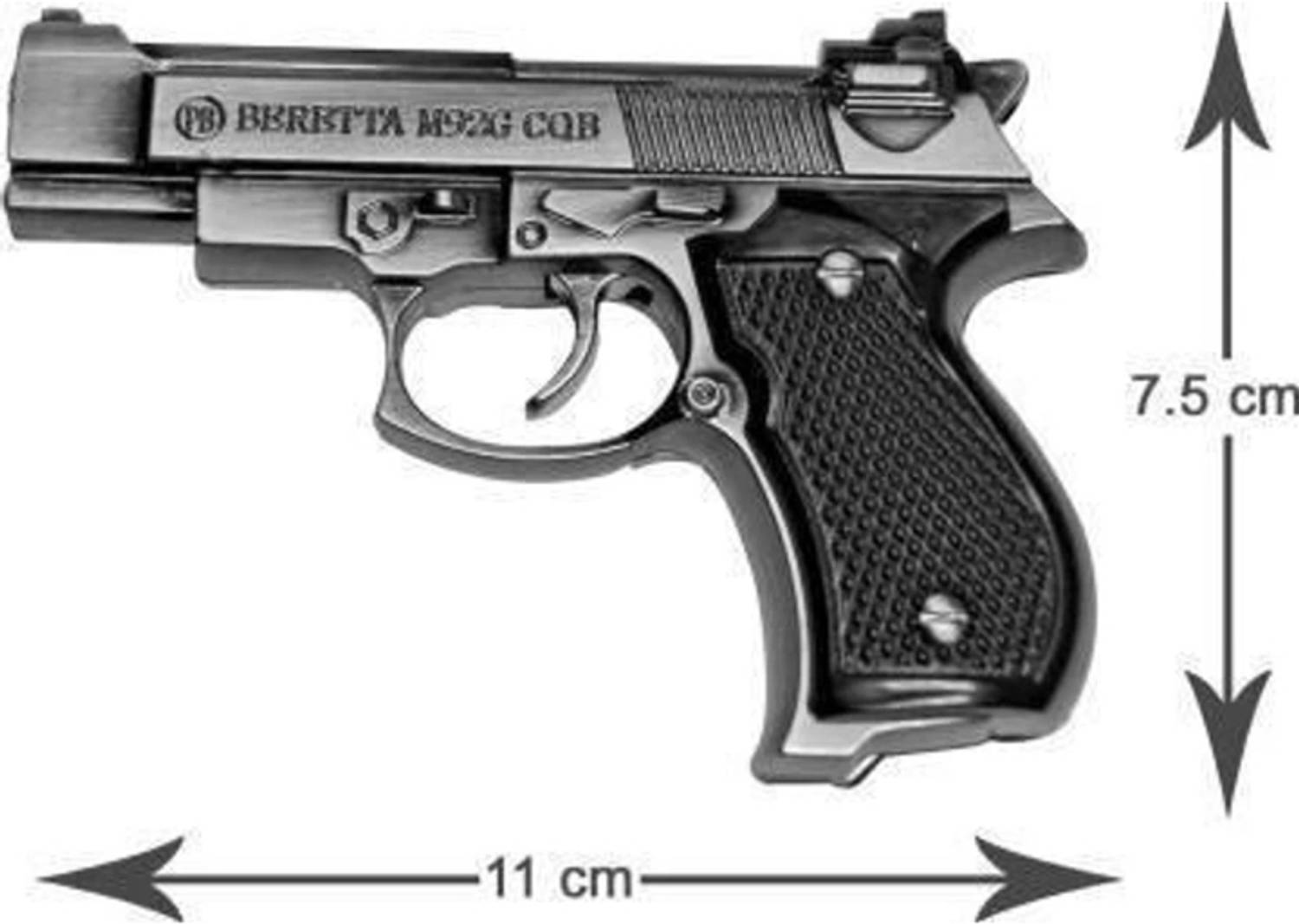 VSJ Gun Lighter Pocket Lighter Silver - Image 5
