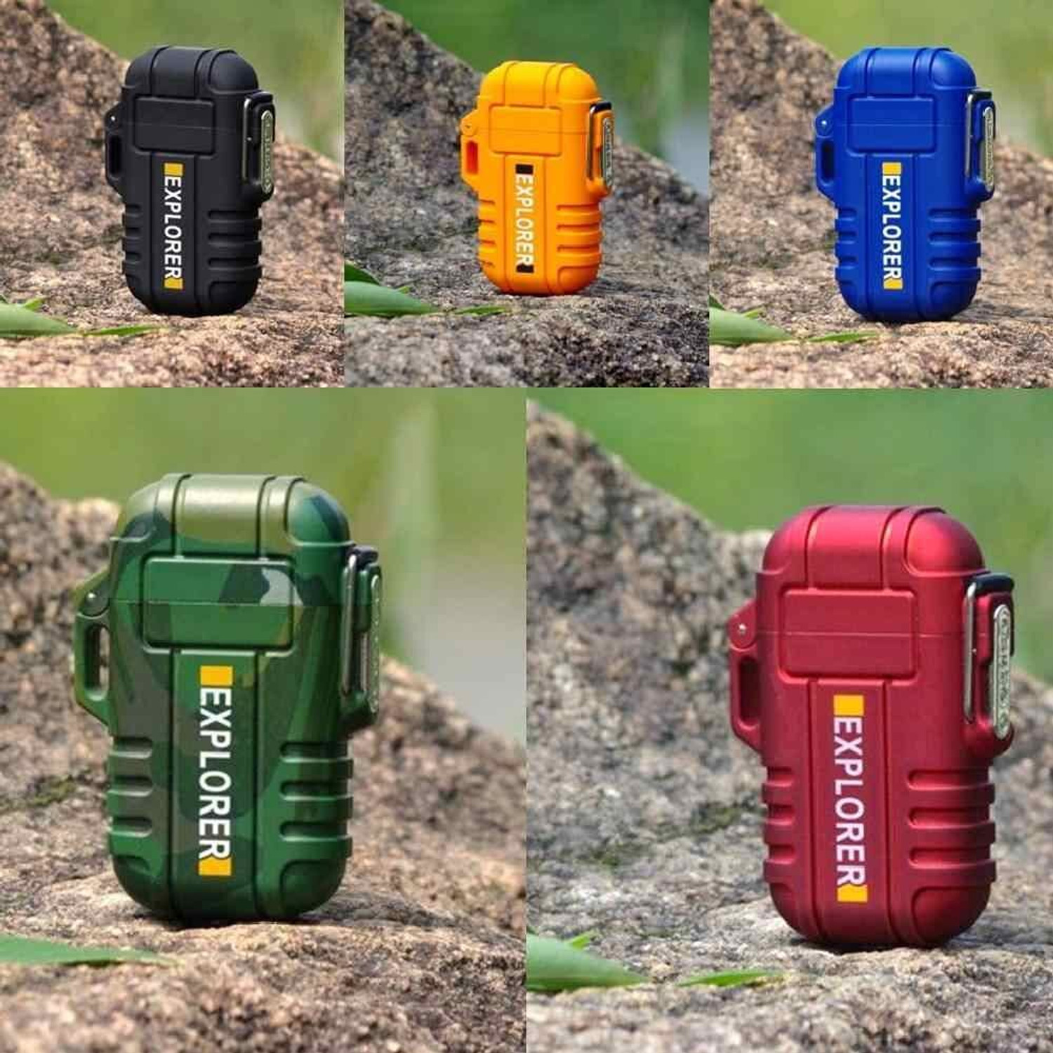 Image of Clairbell Explorer USB (Cigaratte Lighter)Windproof Flameless ARC Rechargeable LighterY242 Explorer USB (Cigaratte Lighter)Windproof Flameless ARC Rechargeable LighterY242 Pocket Lighter