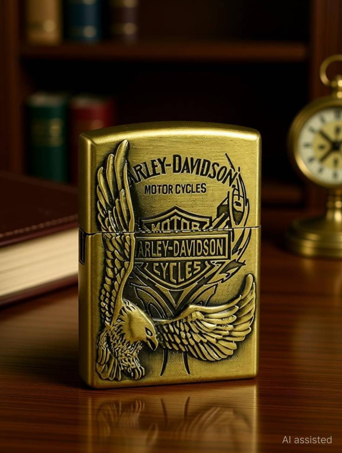 VNS Vintage Flip-Top Cigarette Lighter - Image 2