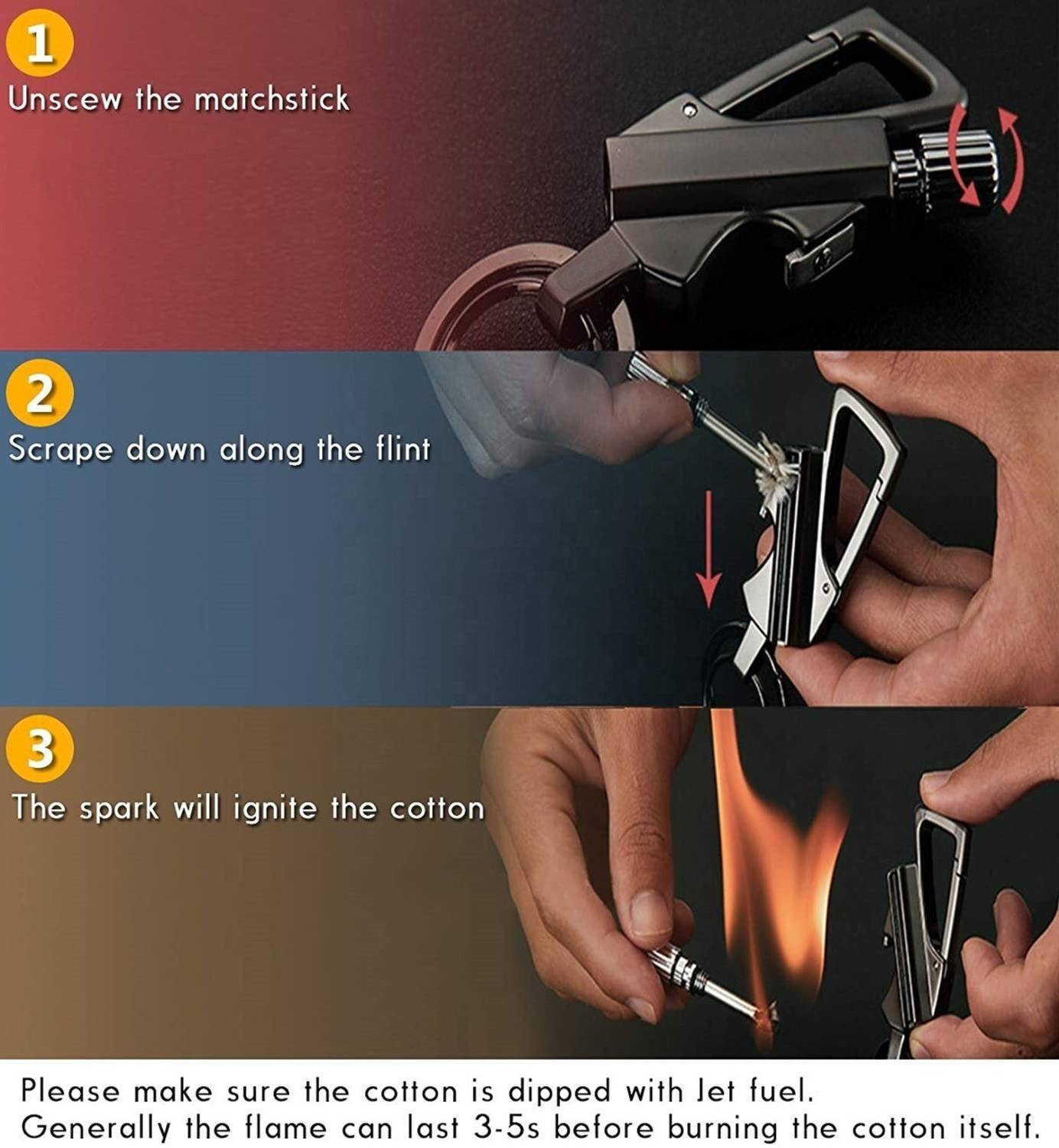 AltiCare Keychain Multitool with Fire Starter and Bottle Opener - Image 3
