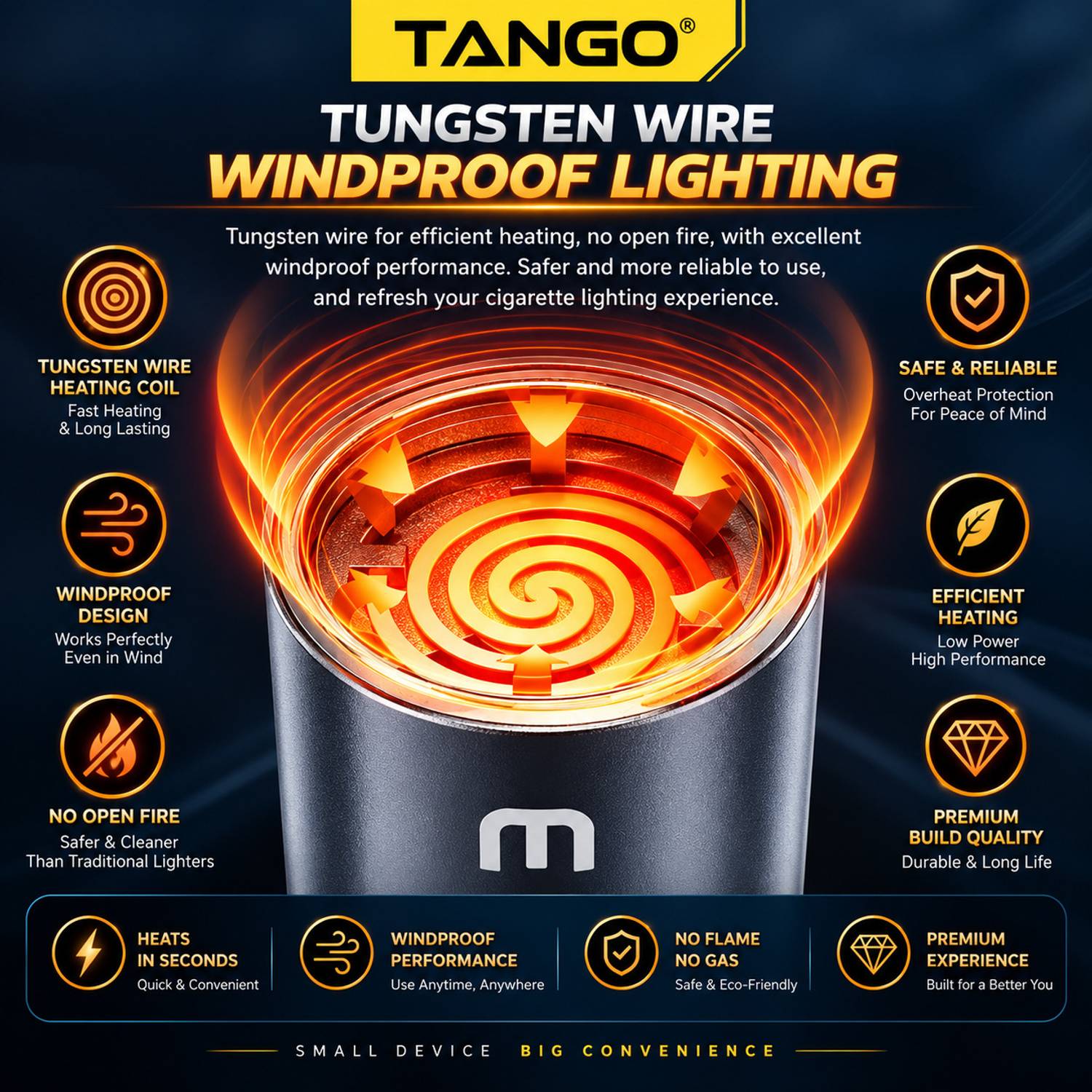 TANGO OT-01 Type-C Smart Ignition E-Lighter - Image 4