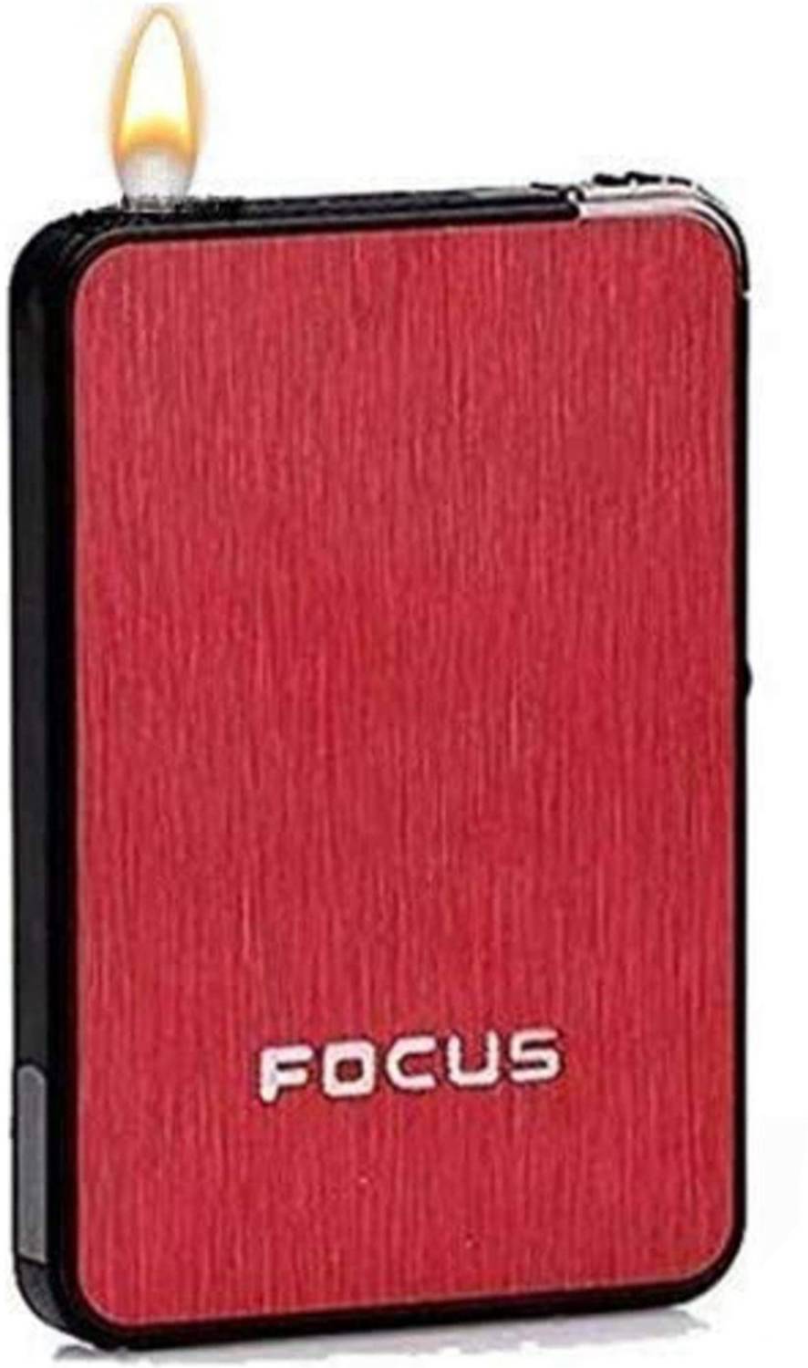 First Dot 5-6 Ejection Box regular cigarette Holder ALUMINIUM Cigarette  Case Box Automatic Popup Cigarette Box Holder Inside Cigarette Pocket  Lighter