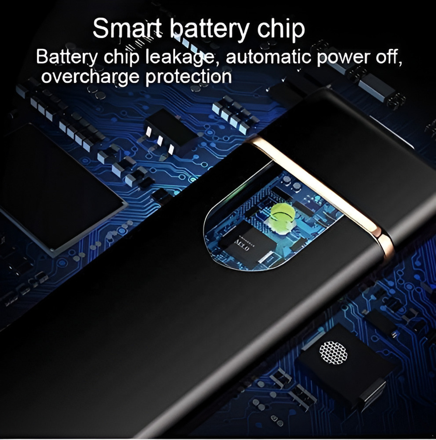 Image of element hub Electric Lighter Rechargeable Slim Coil Lighter with Smart Fingerprint Sensor Electric Lighter Pocket Lighter