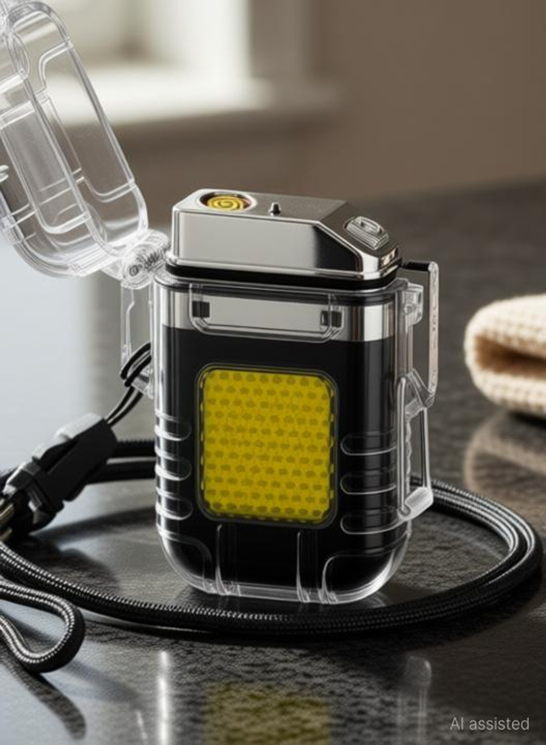 Image of MJ Hub Flashlight With Lighter lighter with flashlight Pocket Lighter