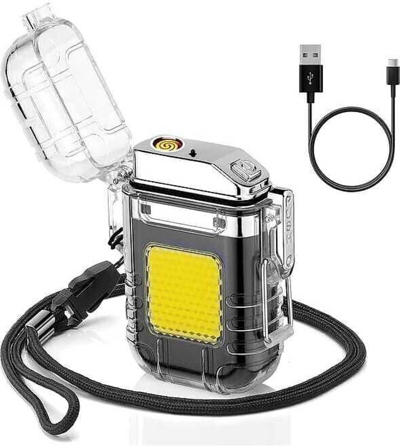 Image of MJ Hub Flashlight With Lighter lighter with flashlight Pocket Lighter