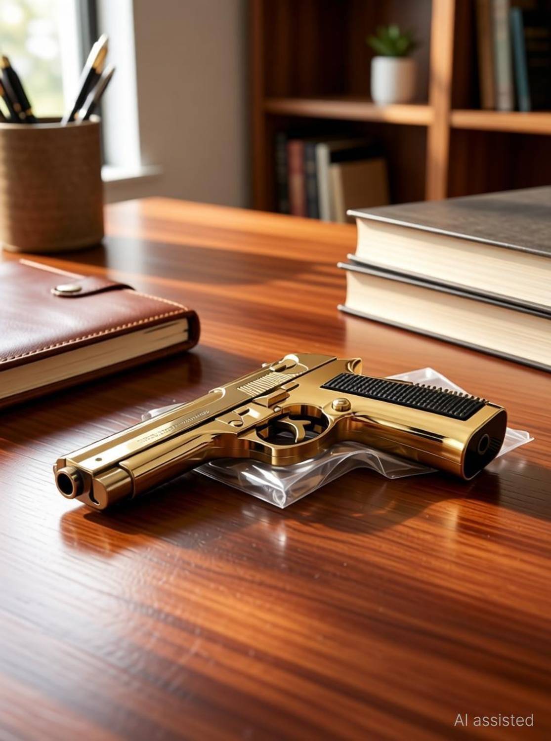 adorrobella Gun Shaped Pocket Lighter - Image 1
