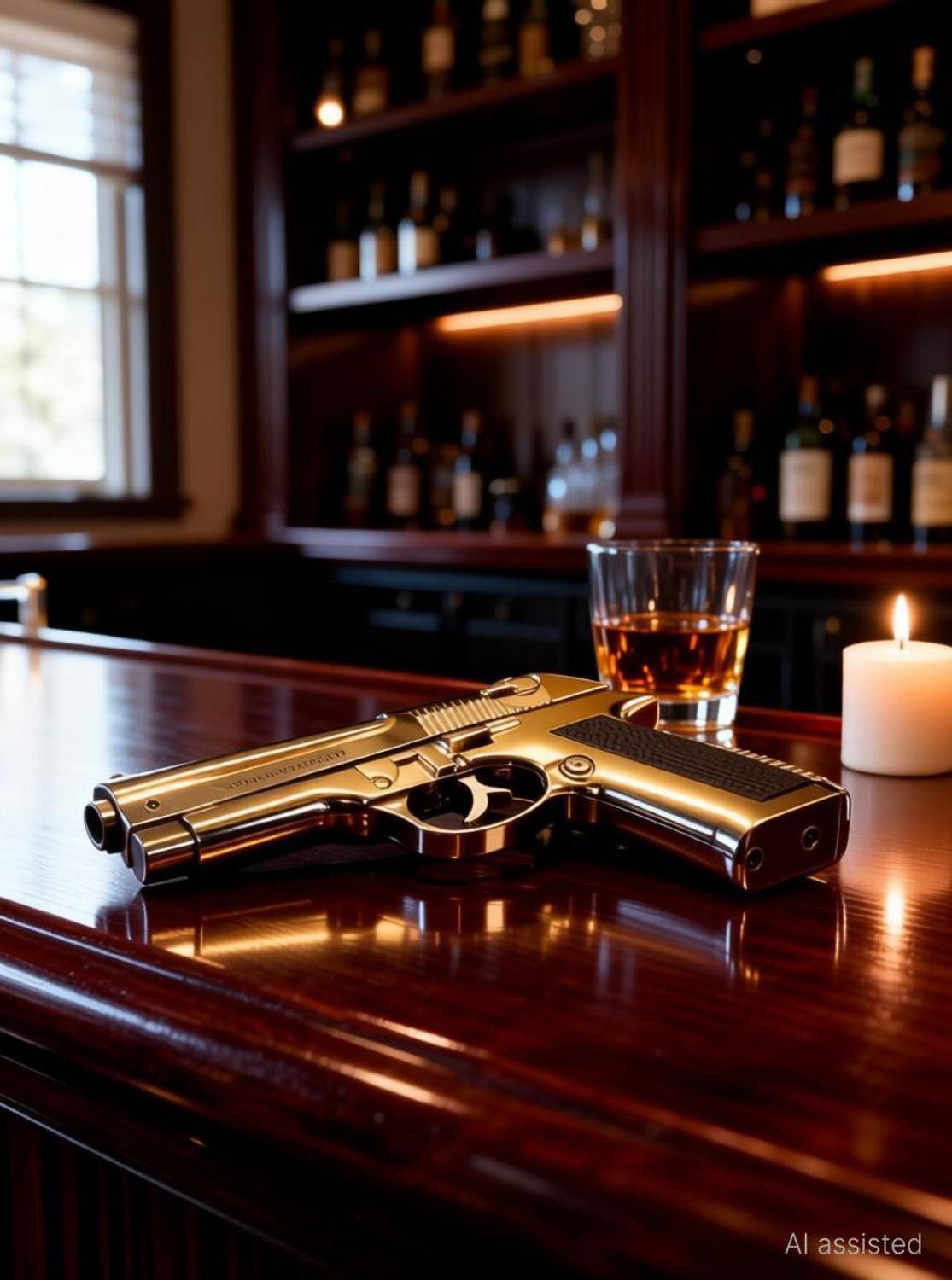 adorrobella Gun Shaped Pocket Lighter - Image 4