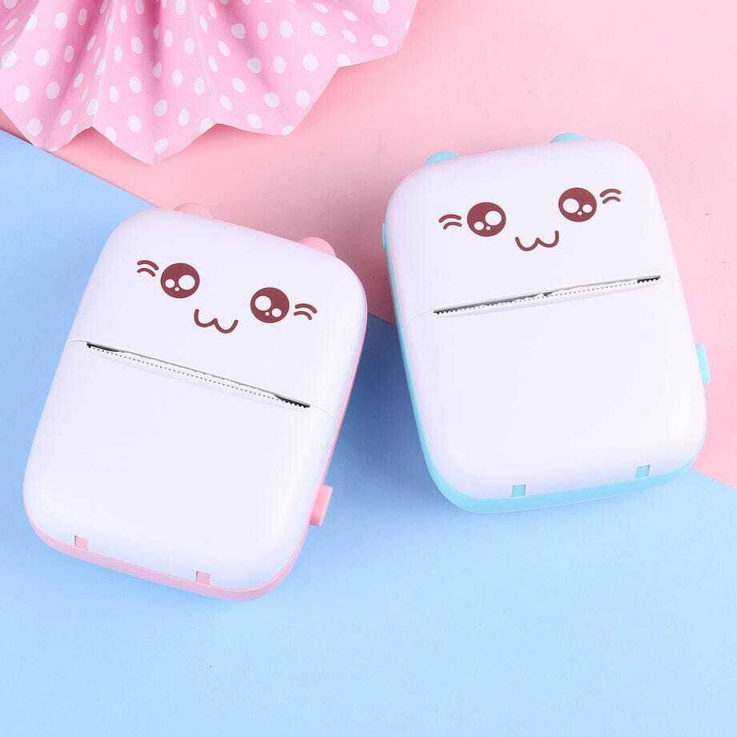EVAAENTERPRISES BLUE MINI PRINTER ( Bluetooth Thermal Print) POCKET PRINTER - Image 3