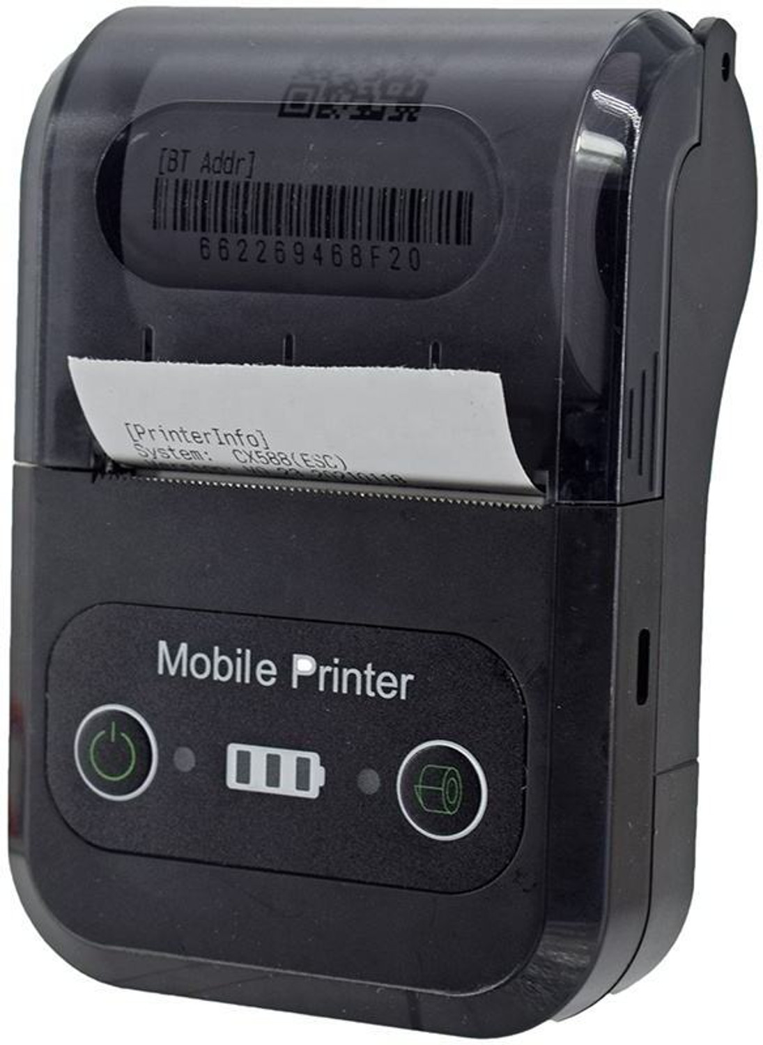 Image of RAISA PRINTECH BT-58 THERMAL RECEIPT PRINTER | 2500 MAH RECHARGEABLE BATTERY