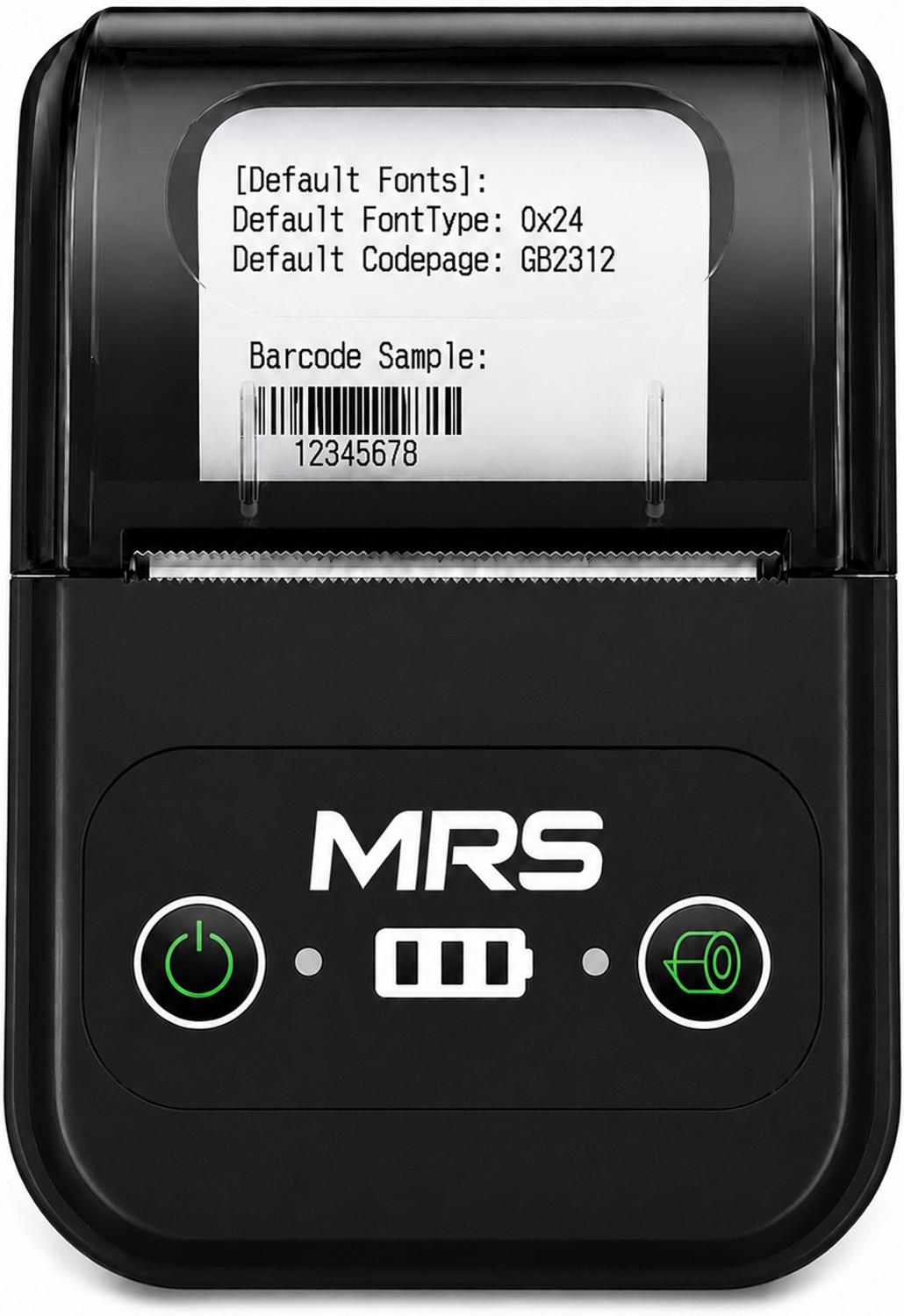 Image of MRS 58MM Wireless Bluetooth Portable Mini Inkless Thermal Receipt Pocket Printer