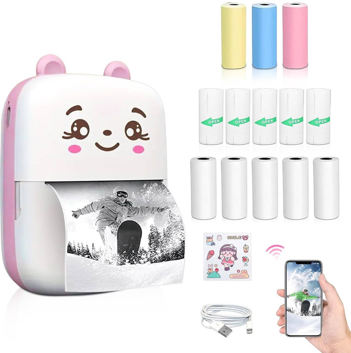 Sachii Mini Bluetooth Thermal Printer - Image 1