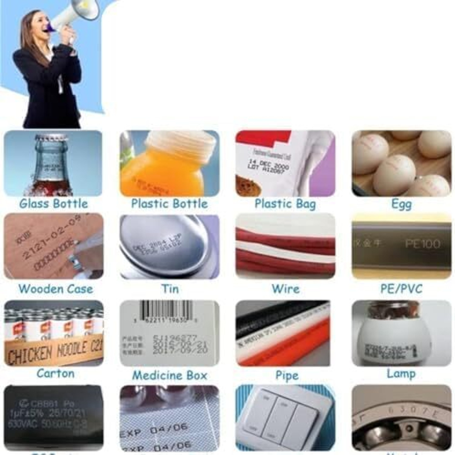 Image of Universal Pack & Code Handheld 12.7mm Intelligent TIJ Printer Handheld Thermal Inkjet Printer (TIJ)