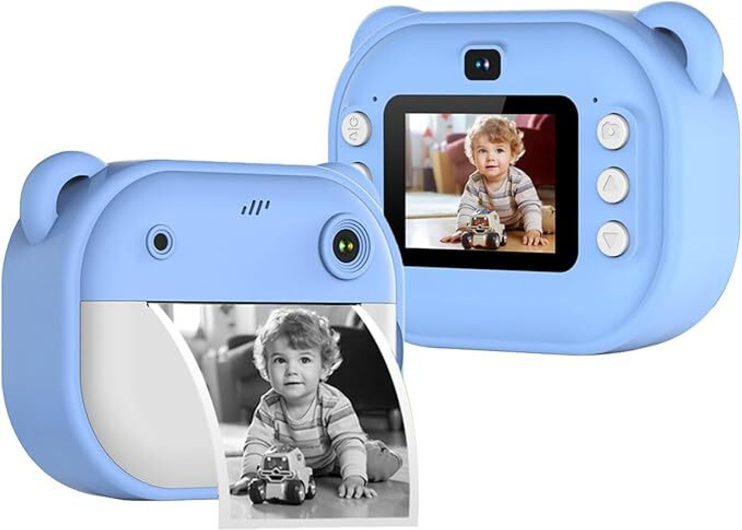 Image of Premio Lusso Kids Thermal Printing Camera Rechargeable and Creative Fun Thermal Pocket Camera For Kids [Random Color]