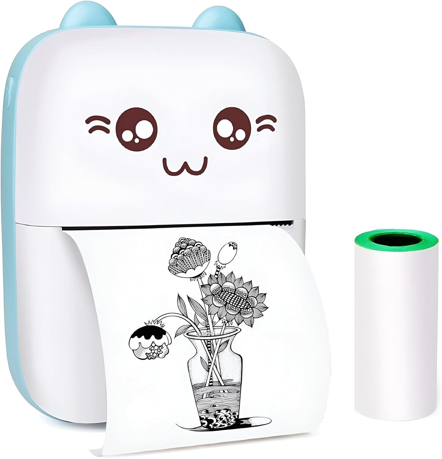 Image of FATFISH Mini Pocket Printer, Gifts for kids, Portable Thermal Printer Student Pocket Printer