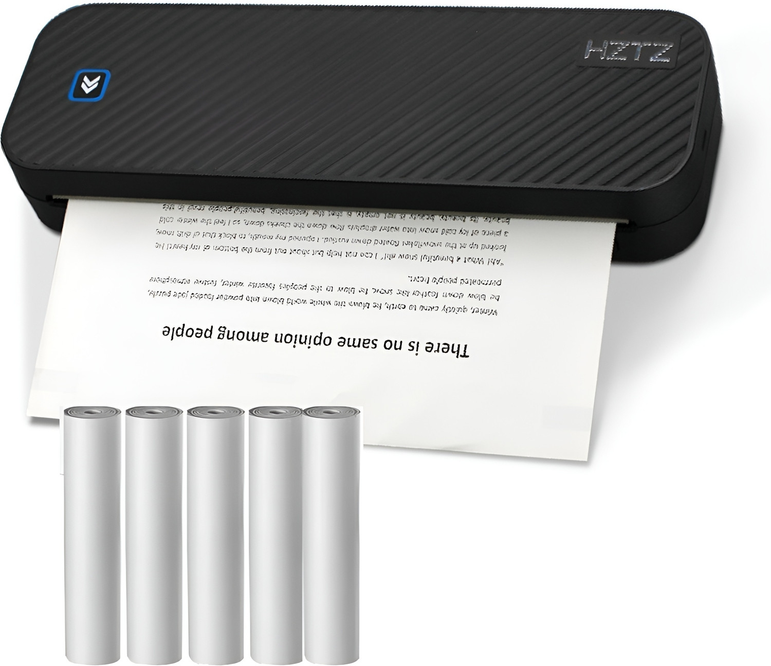 Image of HZTZ A4 Printer Bluetooth Wireless, Inkless Thermal Smart Printer Compatible With Tatoo Printing, Android iOS Smartphone with 5pcs A4 Thermal Roll