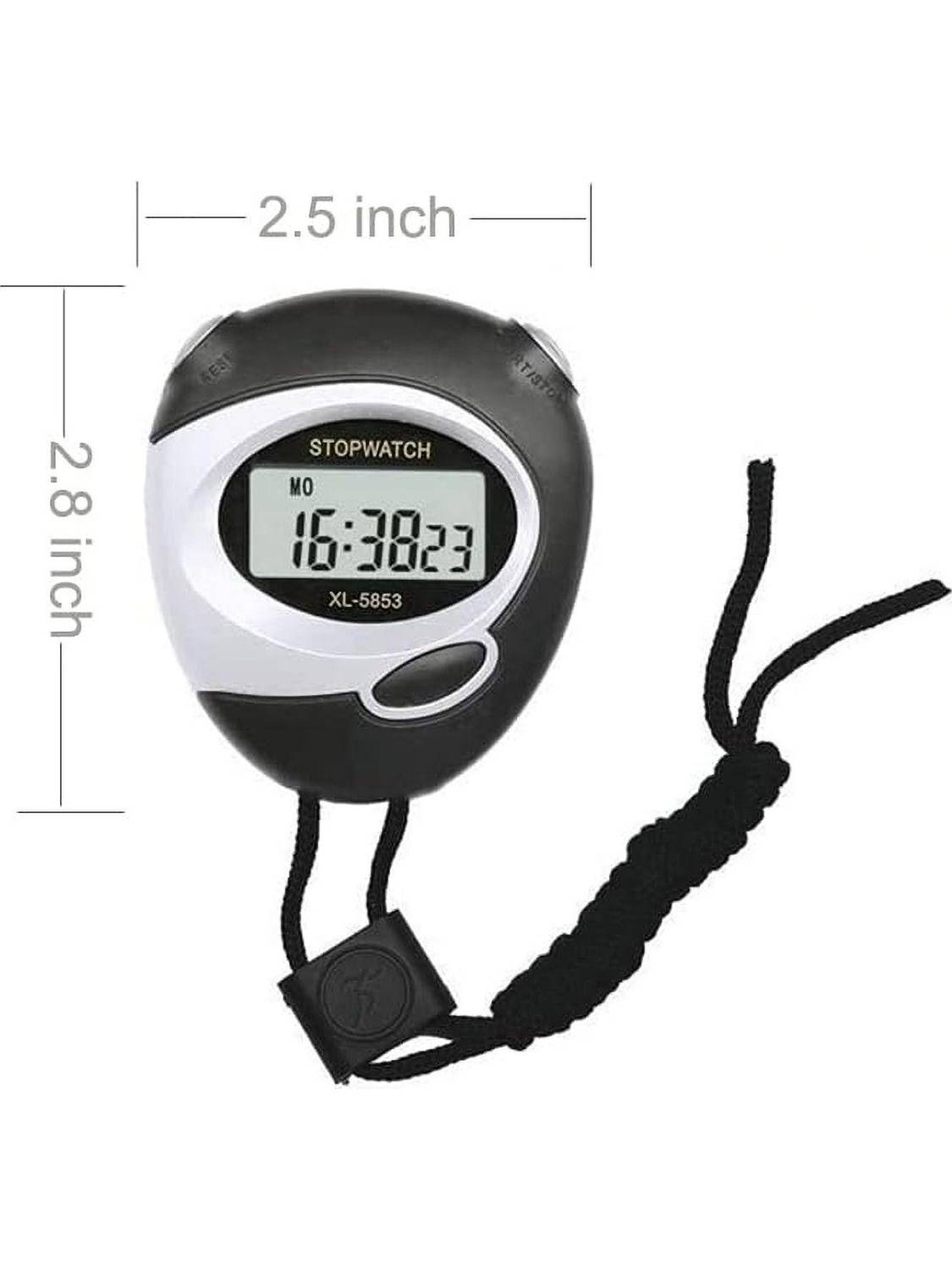 AMAZECARE Digital LCD Stopwatch Chronograph Timer Counter Sports Alarm Digital Stop Watch