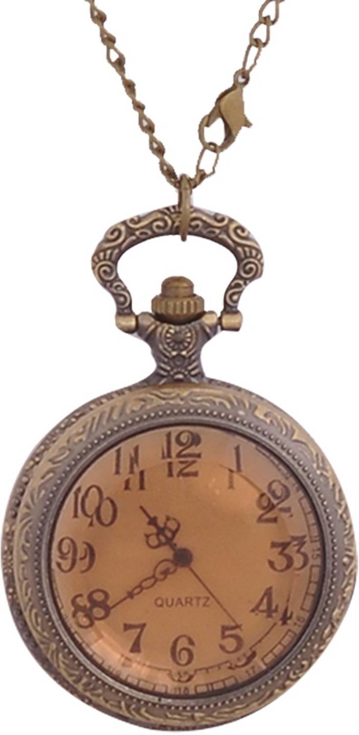 24x7eMall PERSONALISED PICTURE TRANSPARENT Limited Edition PREMIUM PENDANT 45 m WITH antique finish bronze Pocket Watch Chain
