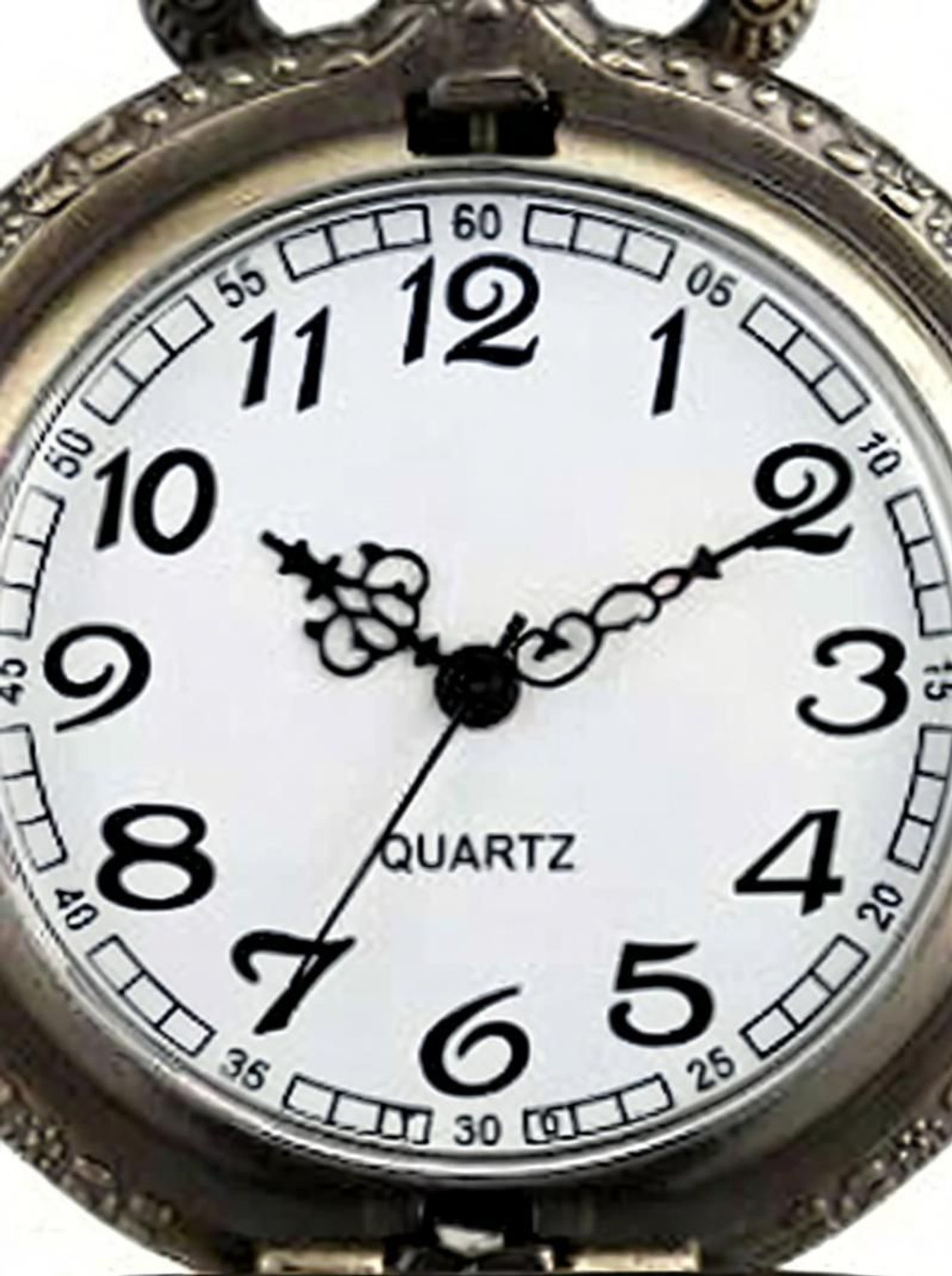 Image of DSR NARUTO WORD Metal Bronze Analog Vintage Style Round Dial Quartz Unisex Antique Key chains Pocket Watch Keychain with Roman Numbers with Small Box Antique Pocket Watch With Rings Metal Alloy, Chain Alloy Metal Pocket Watch Chain