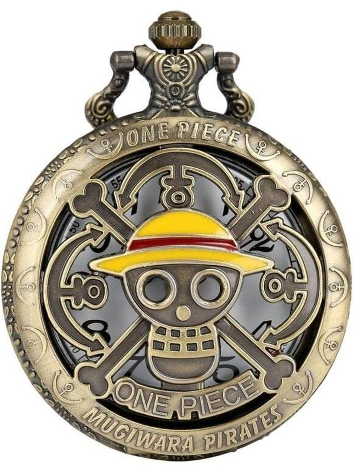 Image of Rishox Antique Style One Piece Quartz Pocket Watch Key chain Gift Collatable Showpiece Round Dial Quartz Unisex Antique Pocket Watch Keychain with Small Box Bronze Metal Bronze Pocket Watch Chain