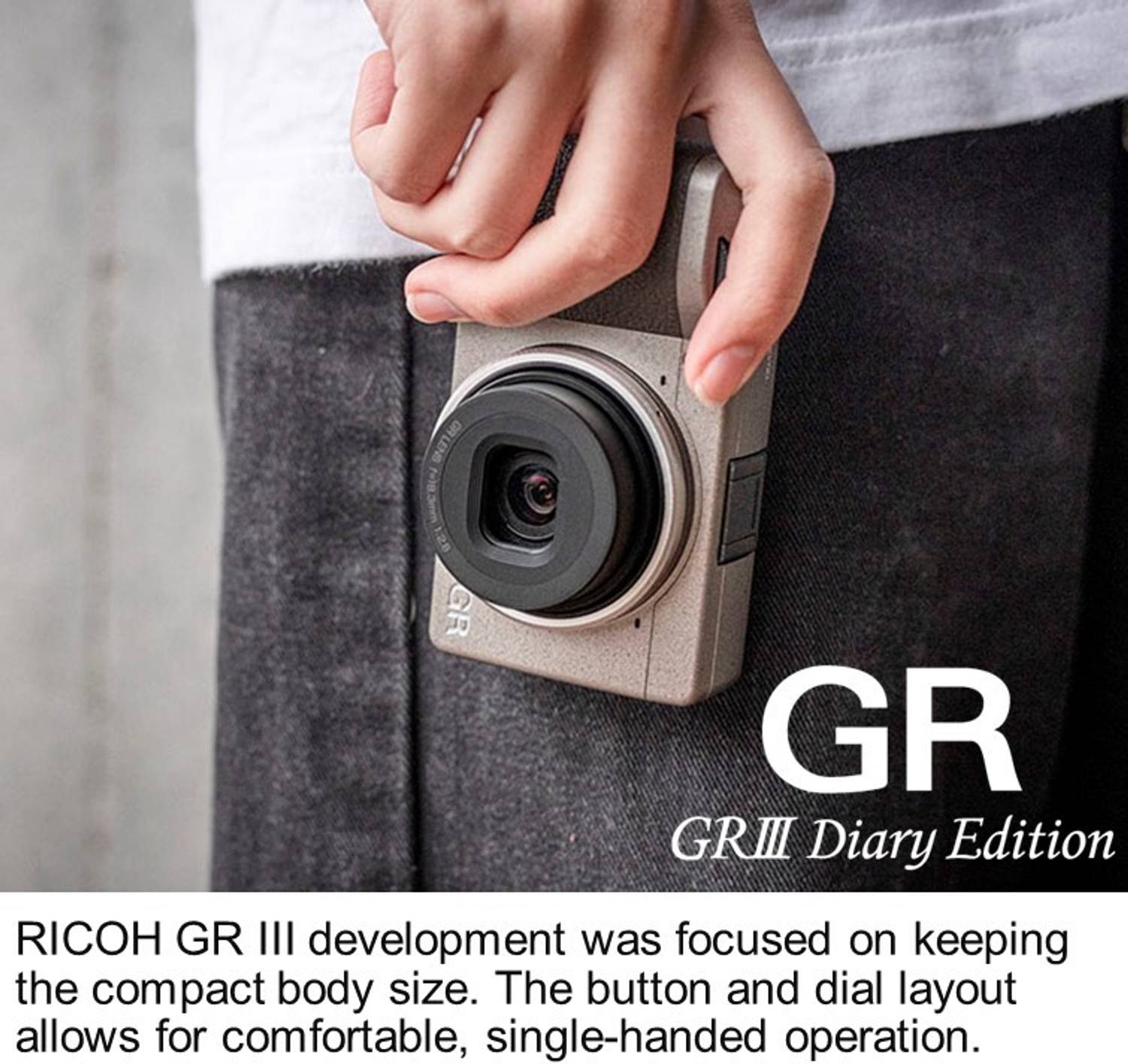Ricoh GR III Diary Edition Digital Compact Camera 28mm f/ 2.8