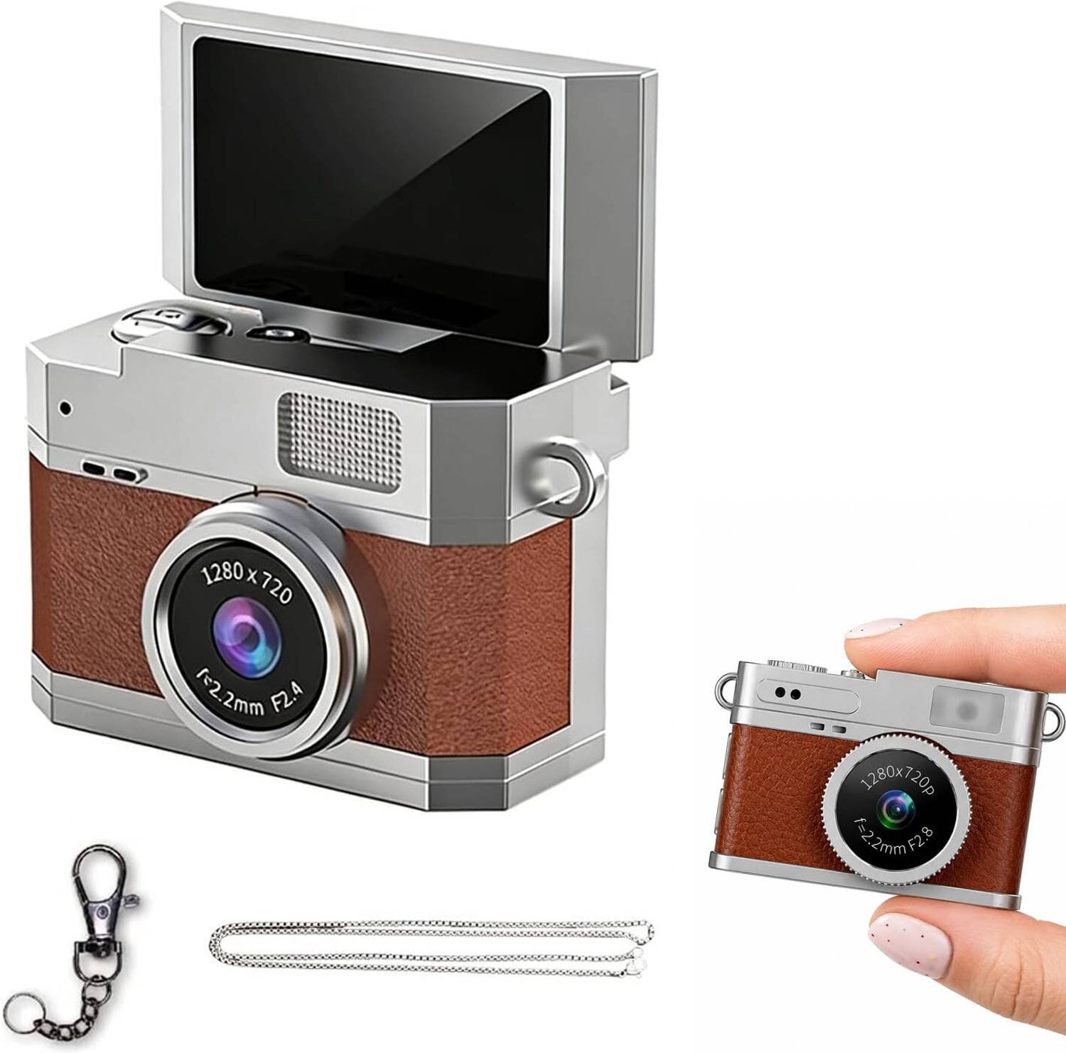 CASON 720P Mini Keychain Camera CX30