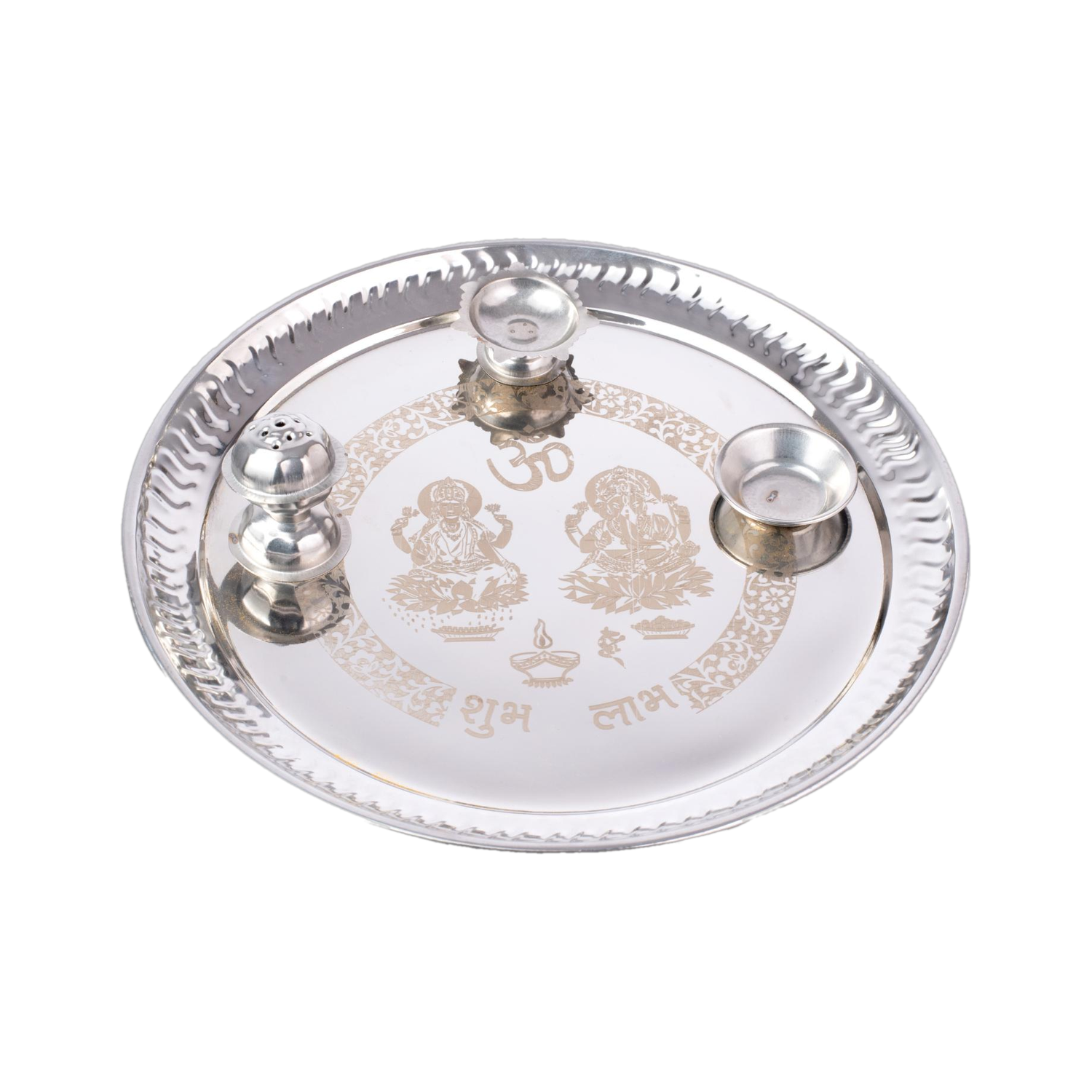 Image of Flipkart Supermart Pooja Thali Stainless Steel