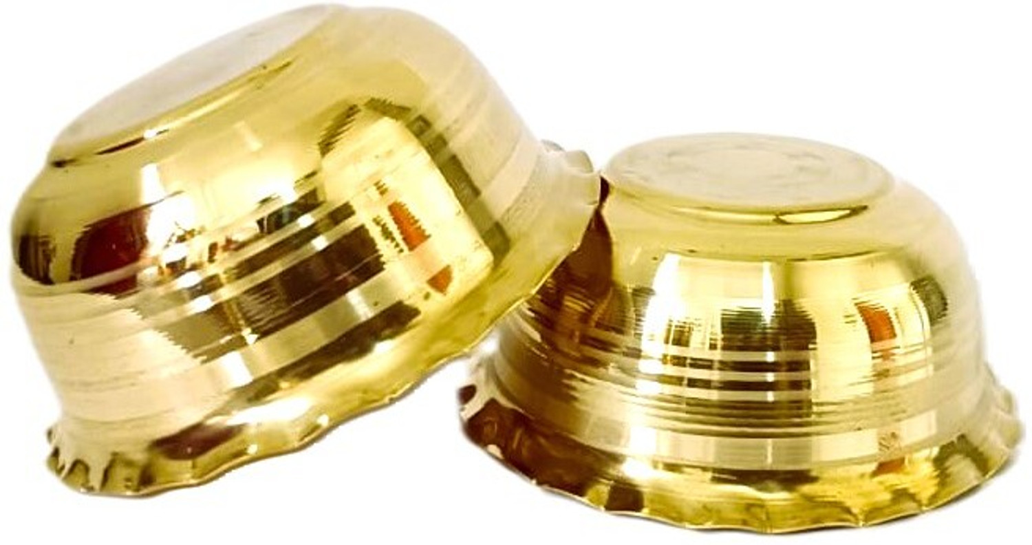 Image of mataraenterprise Brass Pooja Bowl, Glossy Brass Trendy Bowl Brass