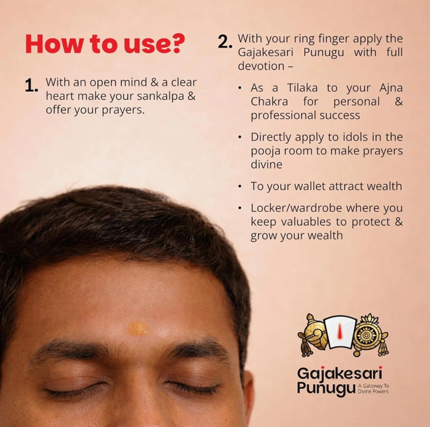 Image of gajakesari punugu Gajakesari-Punugu 5gm, PACK OF 1