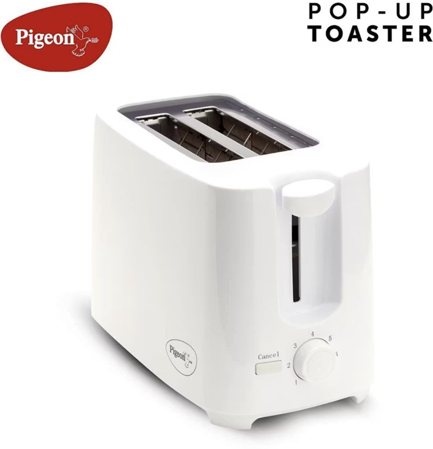 Image of Pigeon Bread Toaster 750 W Pop Up Toaster