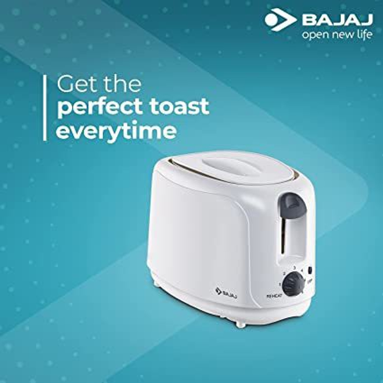 Image of BAJAJ ATX4 750 W Pop Up Toaster