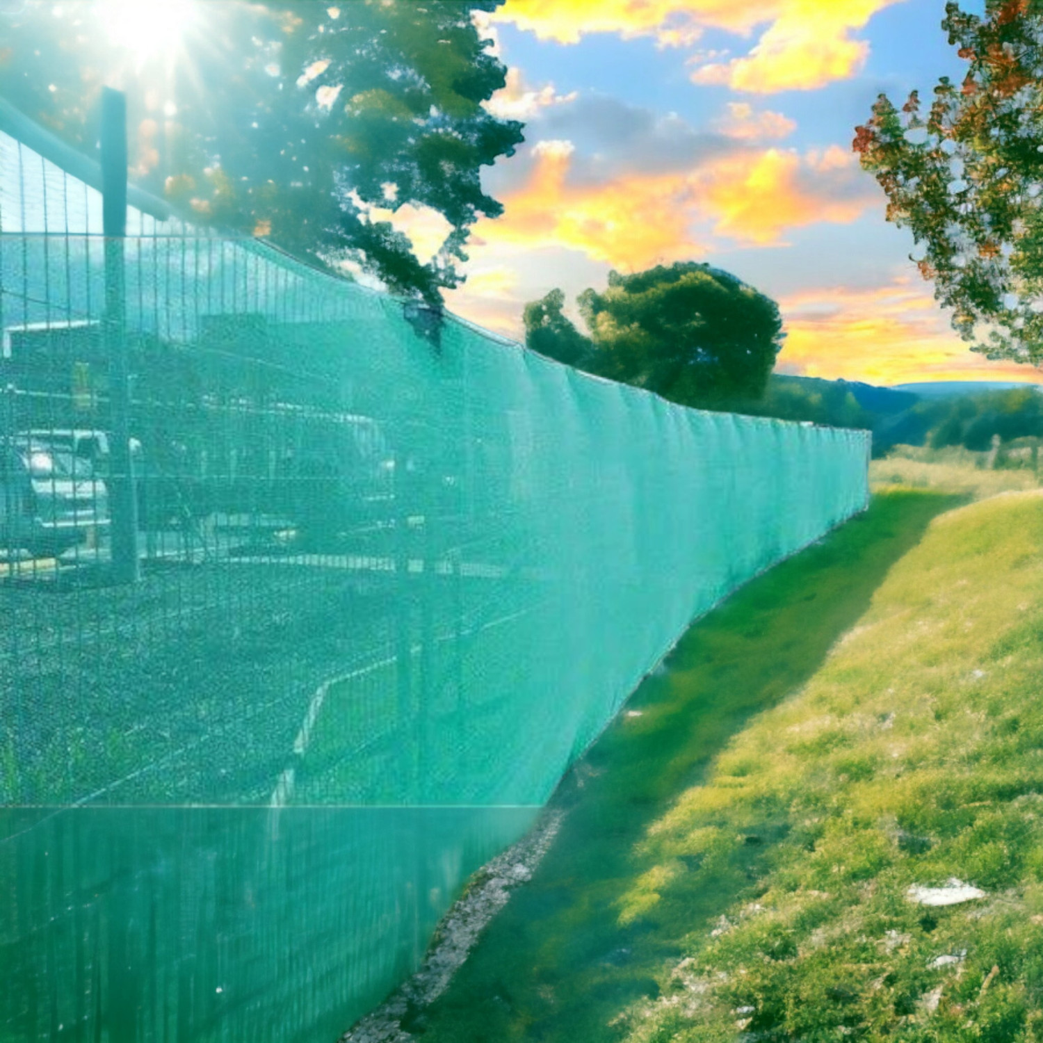Image of Use way Green Shade net (5Ft x 35Ft)-50% Sunlight Block for Gardening /Plant /Balcony Portable Green House