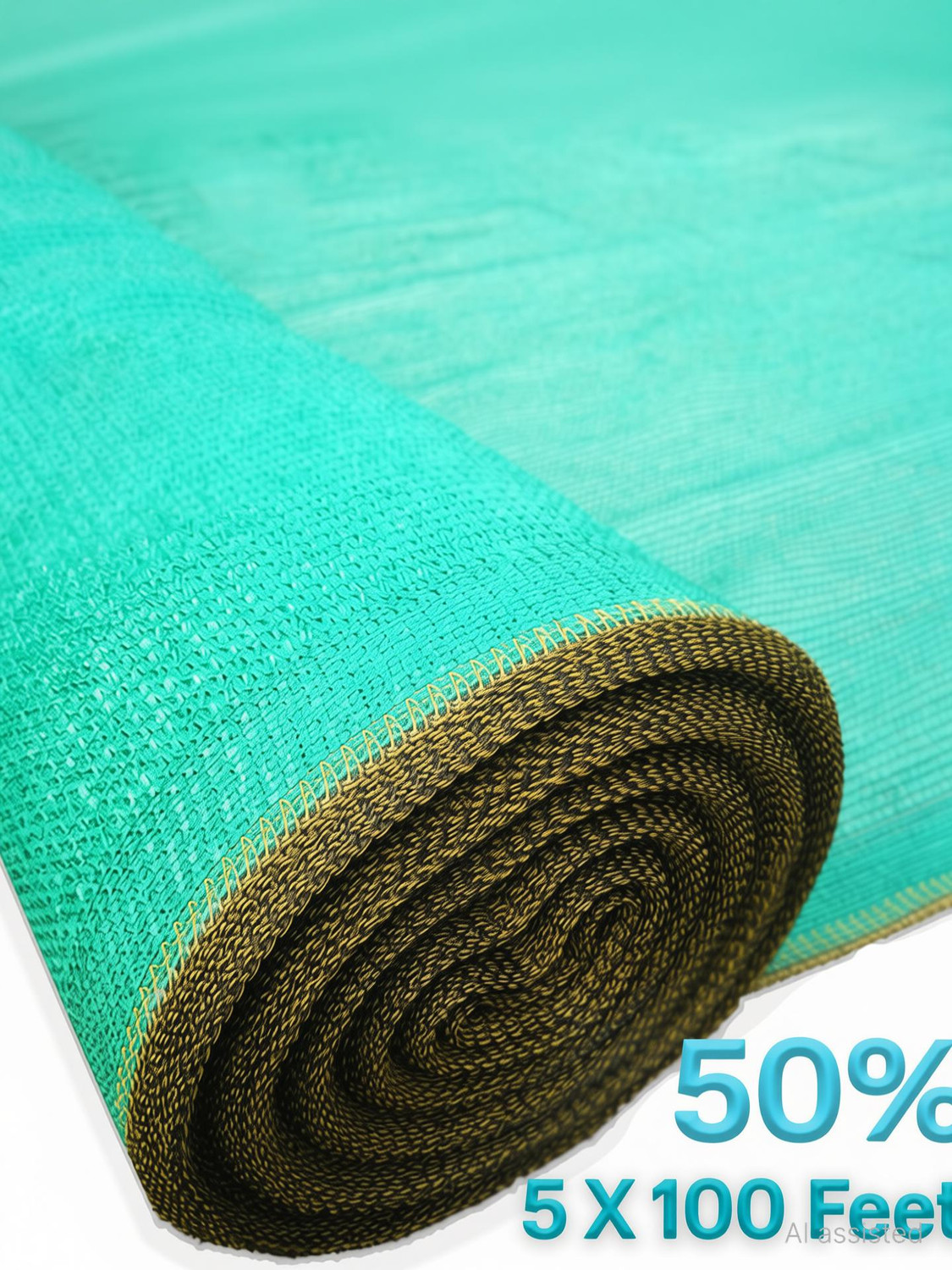Image of Buildingshop UV Stabilized Net 50% Sun /Water Block - (1.5 Meter(5 Ft) X 30 Meter(100 Ft)) Portable Green House