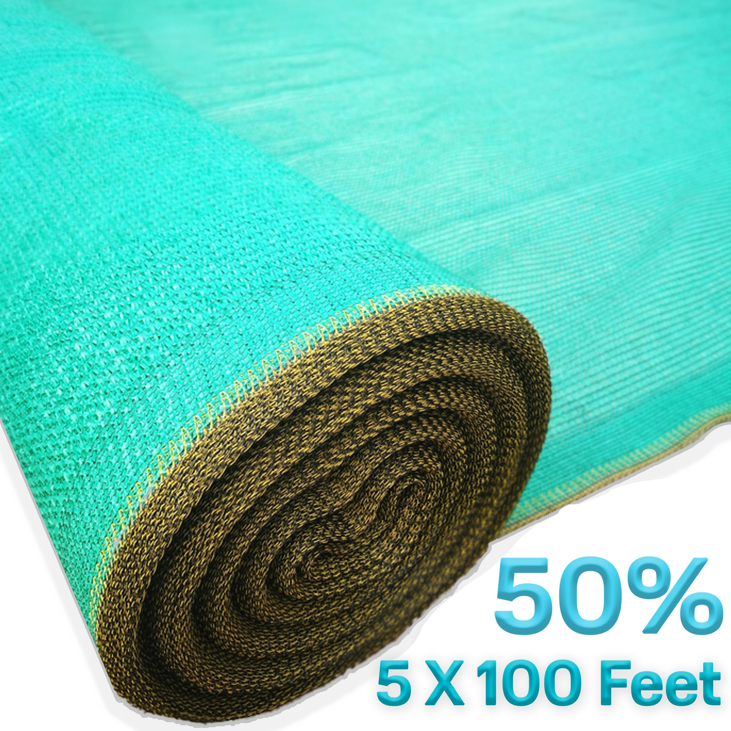 Image of Buildingshop UV Stabilized Net 50% Sun /Water Block - (1.5 Meter(5 Ft) X 30 Meter(100 Ft)) Portable Green House
