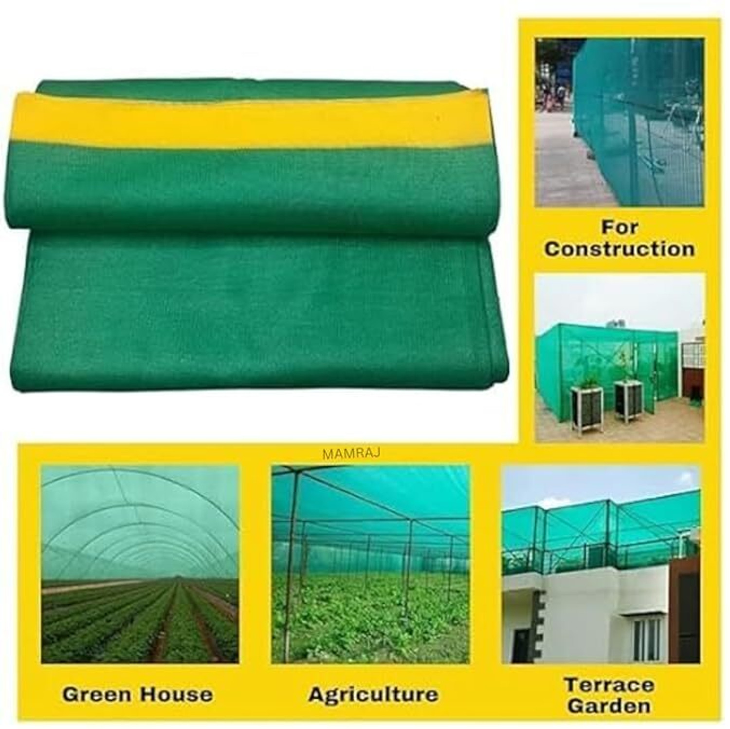 Image of CHANRAVATI 10x40ft (75%) Shade Net Portable Green House