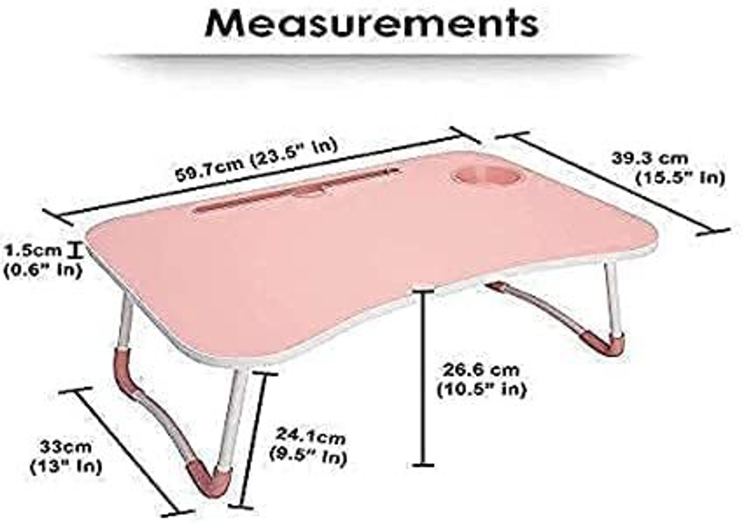 Image of Flipkart SmartBuy Wood Smart Multi-Purpose Laptop Table, Dock Stand, Study Table, Bed Table Wood Portable Laptop Table