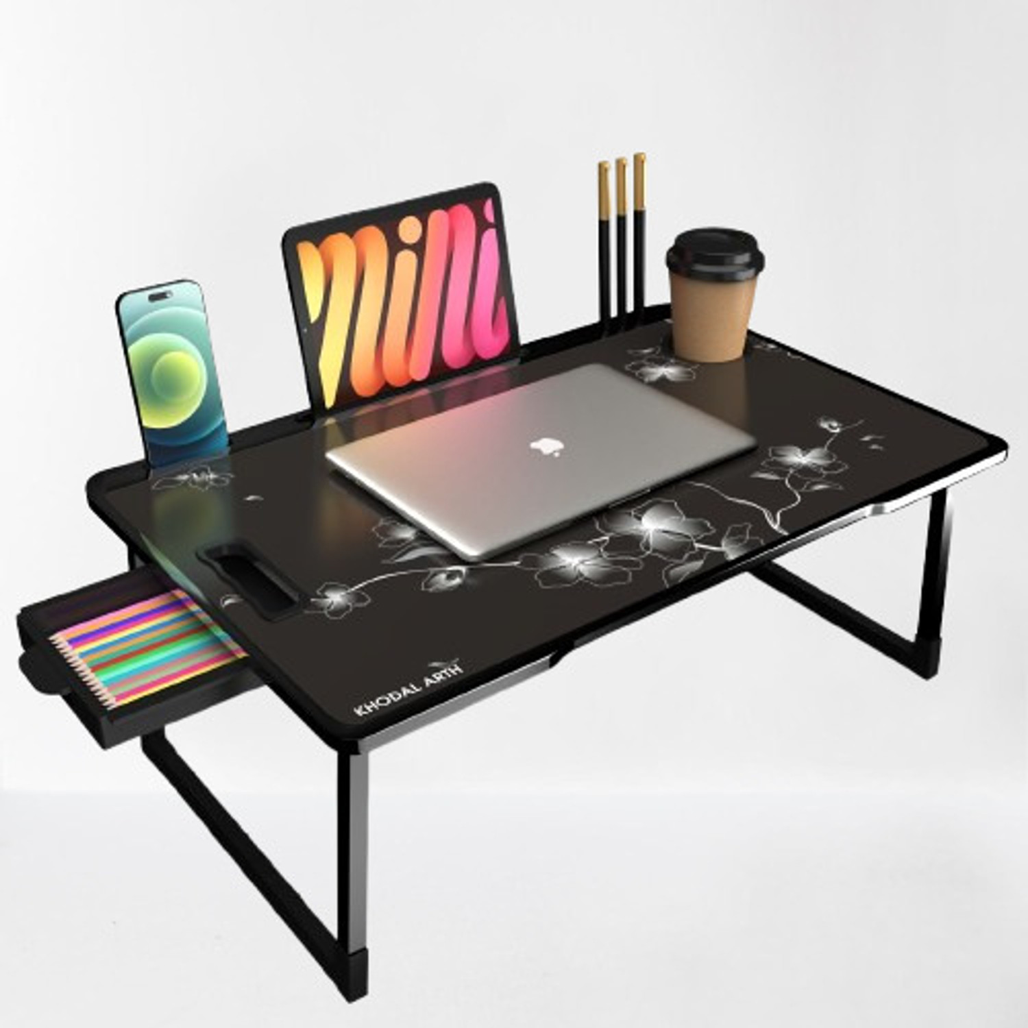 Image of Winsobey folding Study table Wooden Solid Wood Study Table