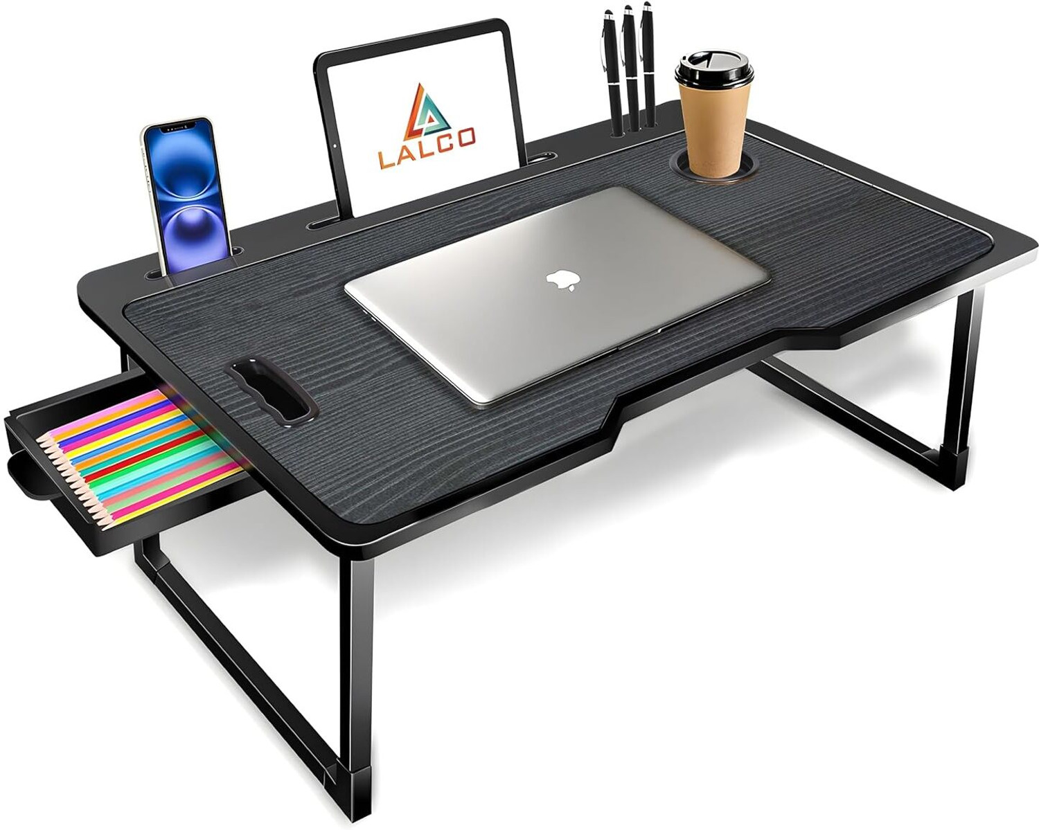 Image of hevenq Wood Portable Laptop Table