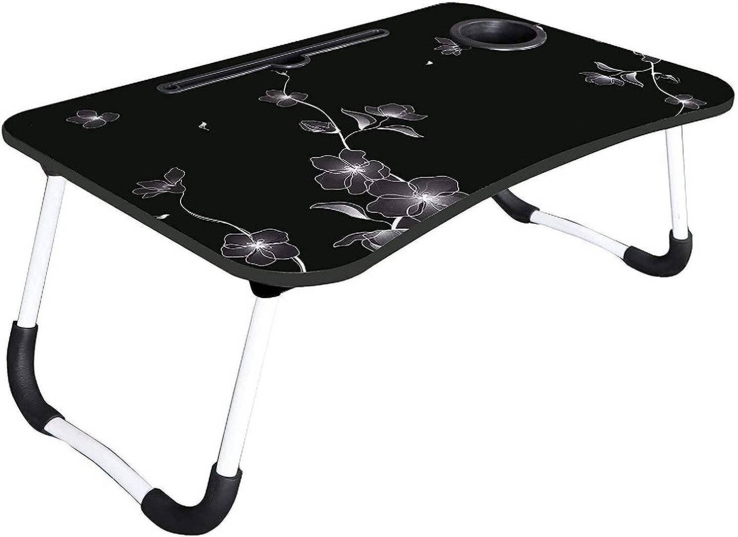 BK SALES flower table Wood Portable Laptop Table