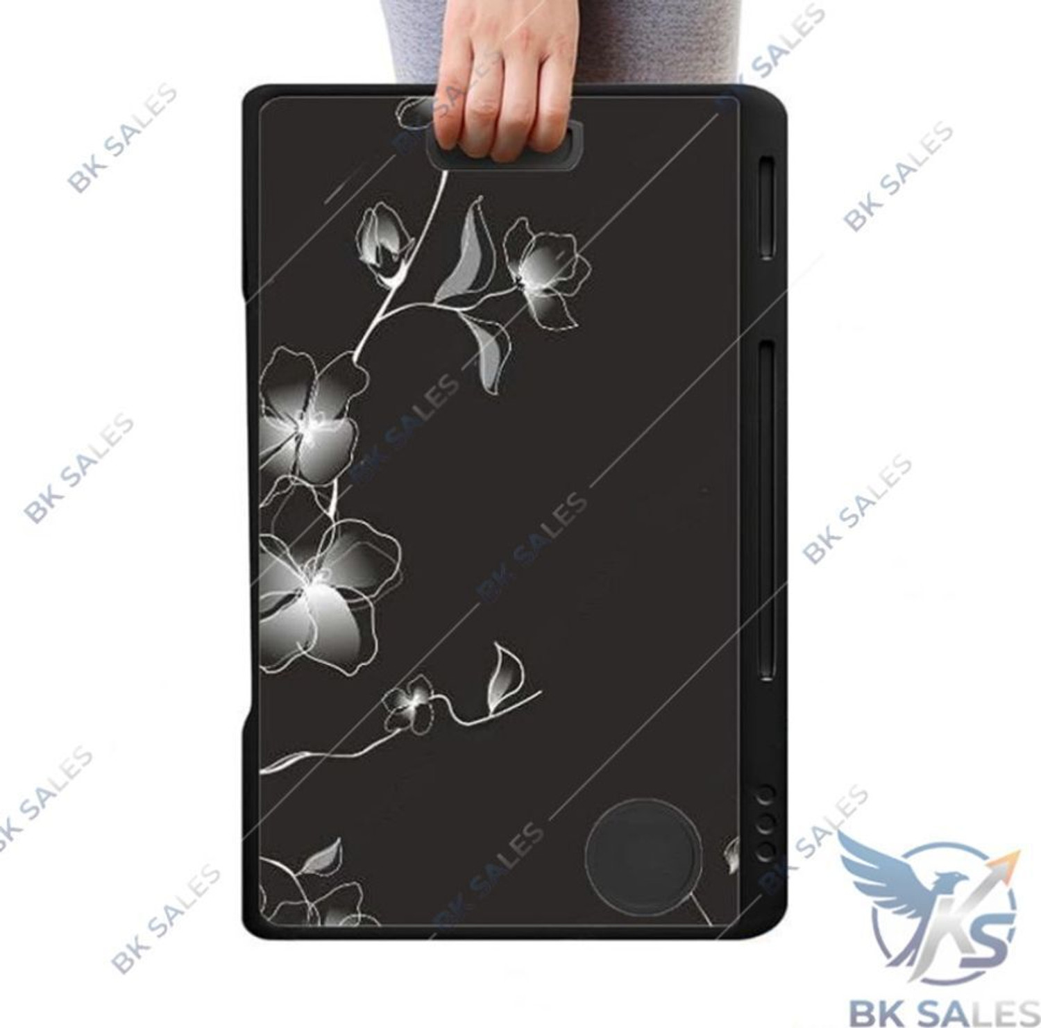 Image of BK SALES flower cotted Wood Portable Laptop Table